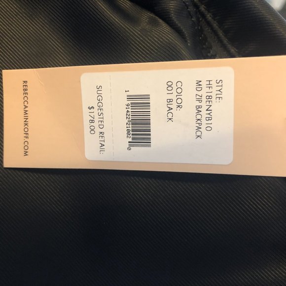 Rebecca Minkoff Black Backpack - Picture 4 of 4